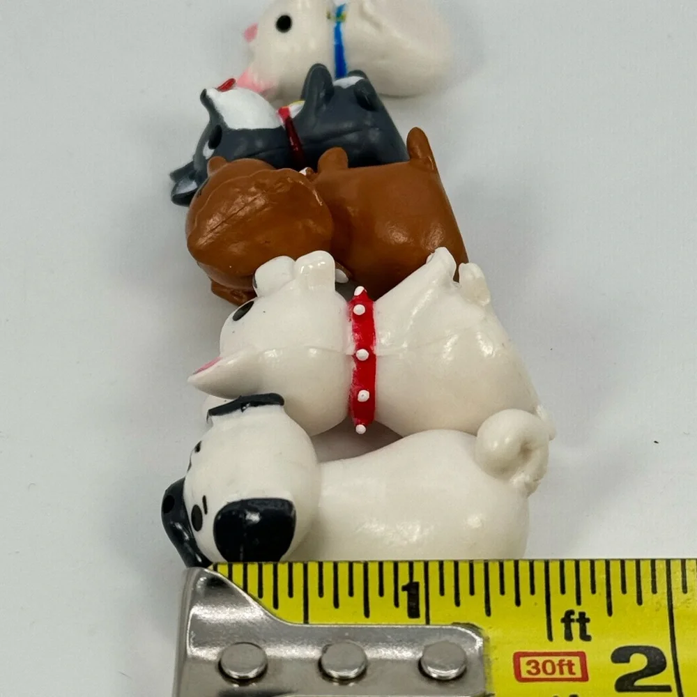 Mini Plastic Dog Figures Lot Of 5 BC Mini Blind Box Toys